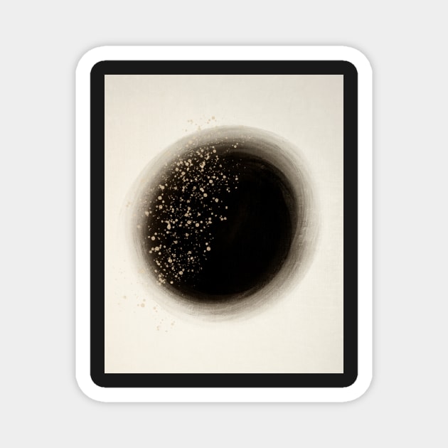 Black Hole Art Print Magnet by ALICIABOCK