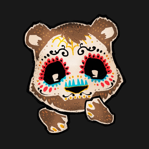 Sugar Skull Bear by FunkyHusky