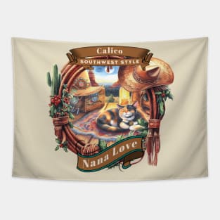 Southwest Sedona Country Cat Nana Love 3BC Tapestry