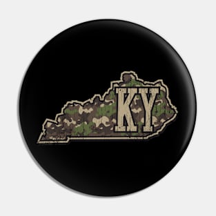 kentucky Camo State Pin