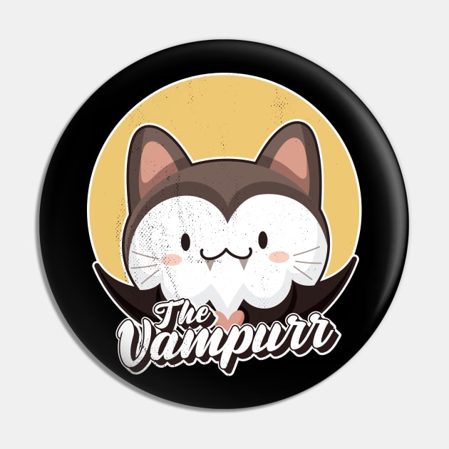 The vampurr Pin by ArtStopCreative