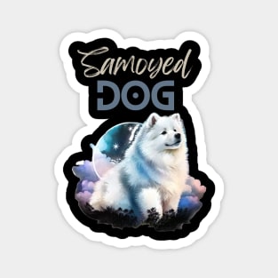 Samoyed Dog, for Samoyed lovers that whant to show it! Magnet