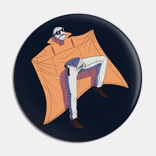 Classic Horror Movie Invisible Man Flasher Cartoon Pin