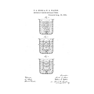 Method of testing metallic tubes Vintage Patent Hand Drawing T-Shirt