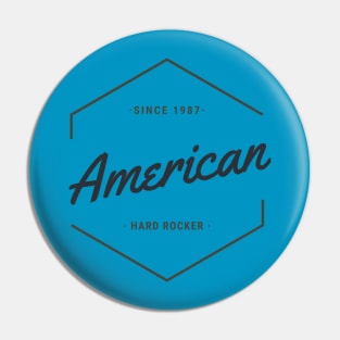 American Hard Rocker Pin