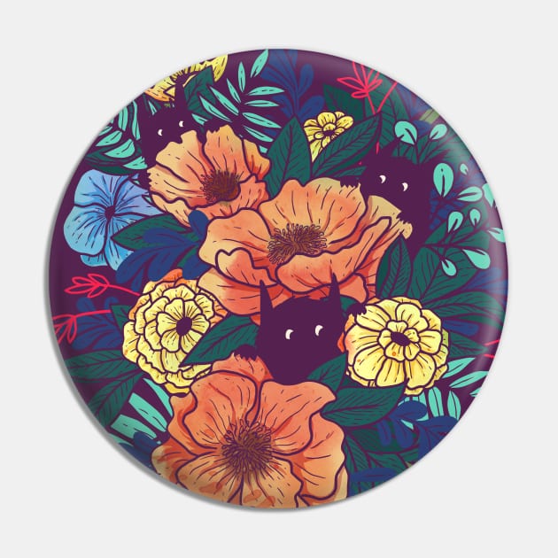 Wild Flowers Pin by littleclyde