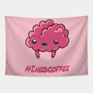 Cerebrito Cansado - I need coffee Tapestry