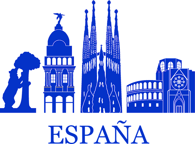 Spain España Kids T-Shirt by Travellers