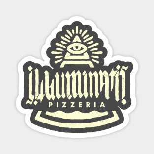 Illuminati's Pizzeria [yellow] Magnet