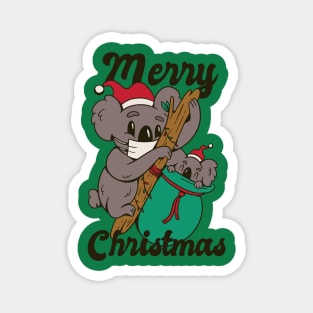 Christmas Koala Magnet