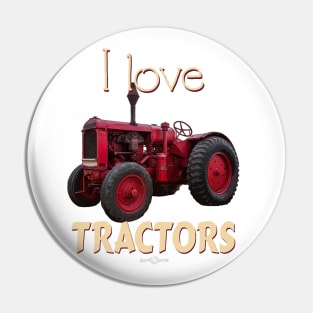 I Love Tractors McCormick Deering Pin