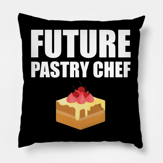 Future Pastry Chef Pillow by KC Happy Shop