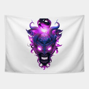 pink blue monster Tapestry