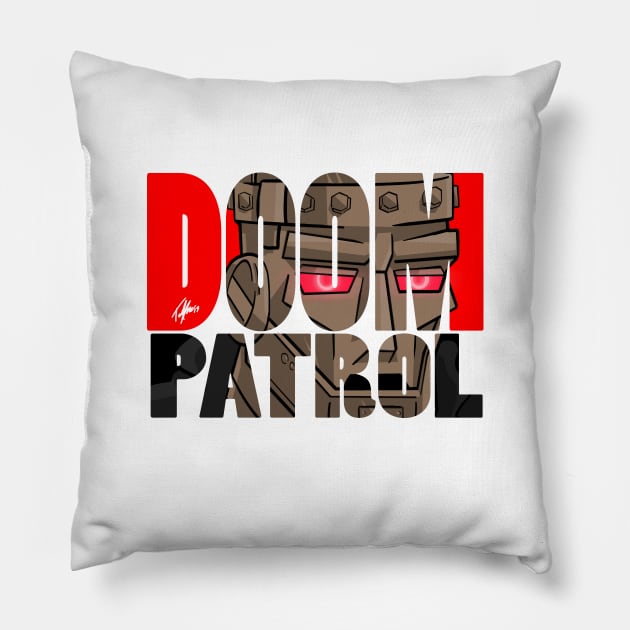 Doom Patrol Robotman Pillow by Tuckerjoneson13