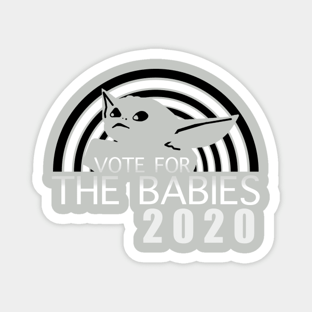 Vote For The Babies Magnet by russtap