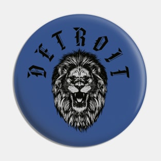 Detroit Lion's Head Pin