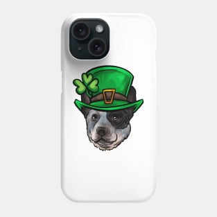 St Patricks Day Australian Cattle Dog Phone Case