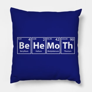 Behemoth (Be-He-Mo-Th) Periodic Elements Spelling Pillow