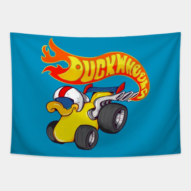 Duckwheels Tapestry by JGTsunami