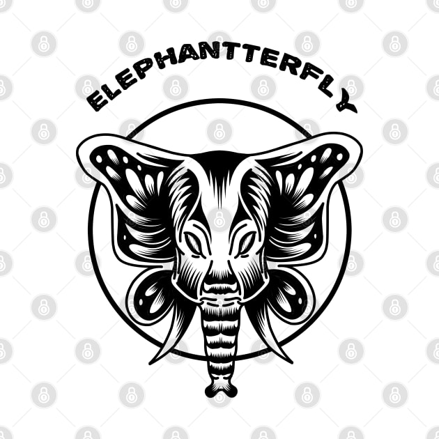 elephant+butterfly by VAT house