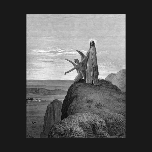 High Res Gustave Doré The Temptation of Christ 1866 by tiokvadrat