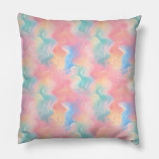 Pastel wave pattern Pillow