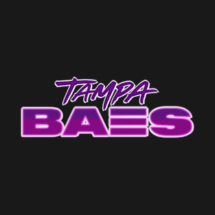 Tampa Baes Logo White Outline T-Shirt