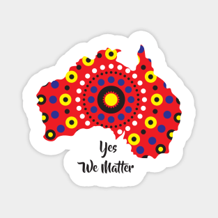 Australian aboriginal art design Magnet