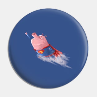 Super Pigs Can Fly Pin