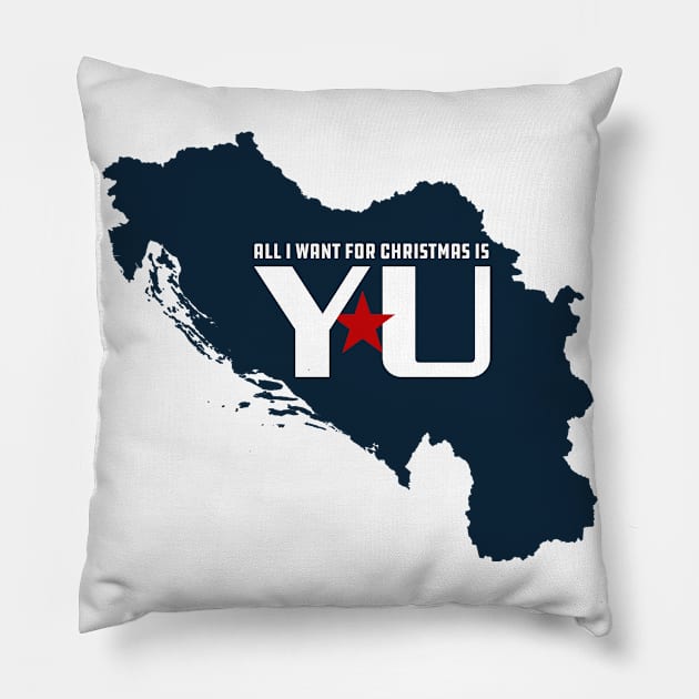 All I want for christmas is YU Pillow by StuffByMe