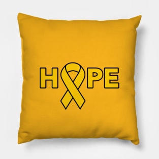 Go Gold with Hope Pillow