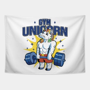 Fitness Fantasy The Mythical Gym Unicorn Tapestry