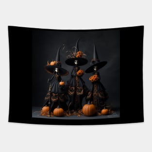 Happy halloween witches Tapestry