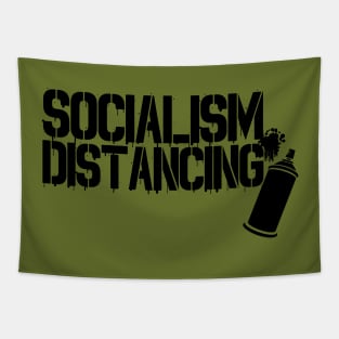 SOCIALISM DISTANCING - FREE SPEECH SHOP Tapestry