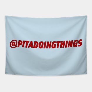 Pitadoingthings St. Louis Cardinals red (chest logo) Tapestry