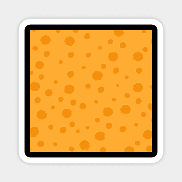 Swiss Yellow Cheese Seamless Pattern Magnet by CONCEPTDVS