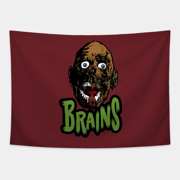 Return of the Living Dead Tarman Tapestry by rsacchetto