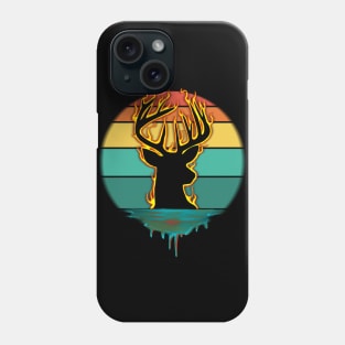 Flaming Retro Buck Phone Case