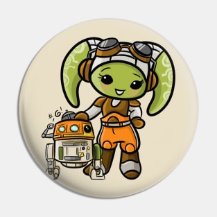 Cute Rebels: Space Mom and Chopper Pin