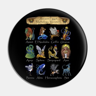 Ancient Egypt Mythology Creatures Pin