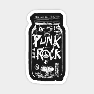 Punk Rock Music Jar Magnet