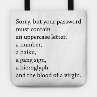 Secure Password Tote