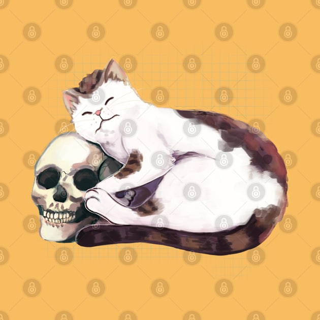 Skull Cat by staypee