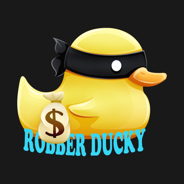 Robber Ducky by Art by Angele G