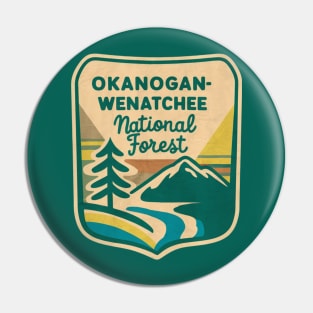 Okanogan-Wenatchee National Forest Vintage Emblem Pin