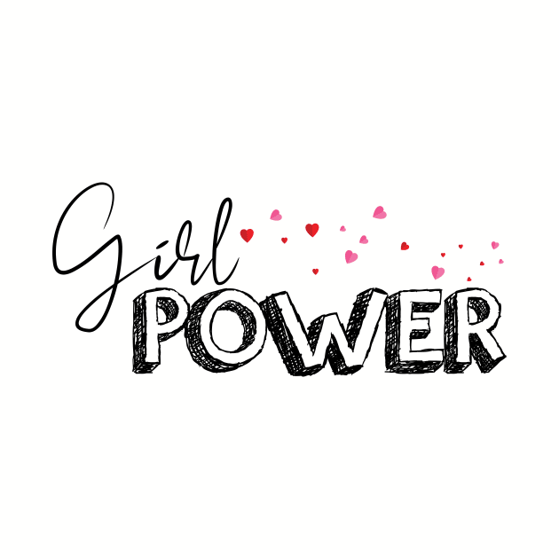 Girl Power T-Shirt by craxfashion