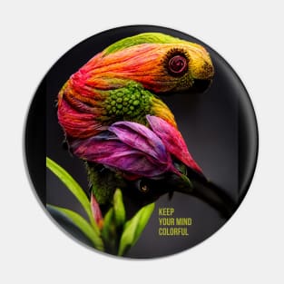 Keep your mind colorful - parrot-chameleon from your fantasy Pin