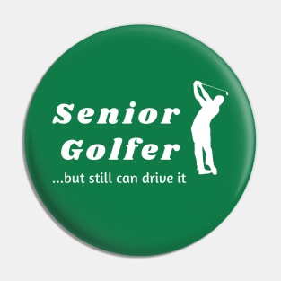 Senior golfer Pin