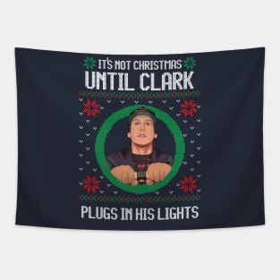 It's not Christmas until Clark plugs in his lights Tapestry