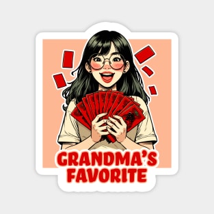 Grandma's Favourite - Lucky Red Envelope Traditions Magnet